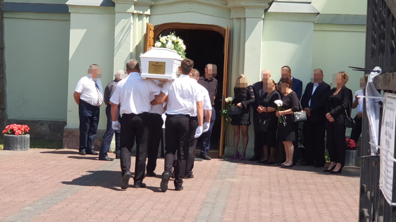 Pogrzeb ofiar wypadku w Elżbietowie