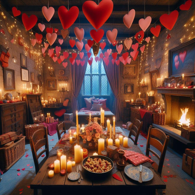 Harry Potter. Walentynki w Hogwarcie. Tak wyglądał zamek w święto zakochanych! [GALERIA]