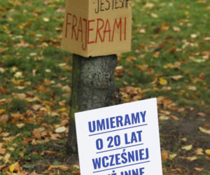 Białe Miasteczko 2.0, protest pracowników ochrony zdrowia