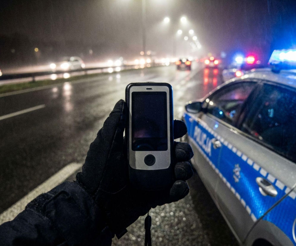 Pościg na S7 pod Kielcami. Uciekał pijany i bez prawa jazdy
