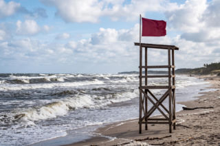 Sinice Chłopy. Czy w Chłopach można się kąpać 18.08? Flaga, warunki pogodowe