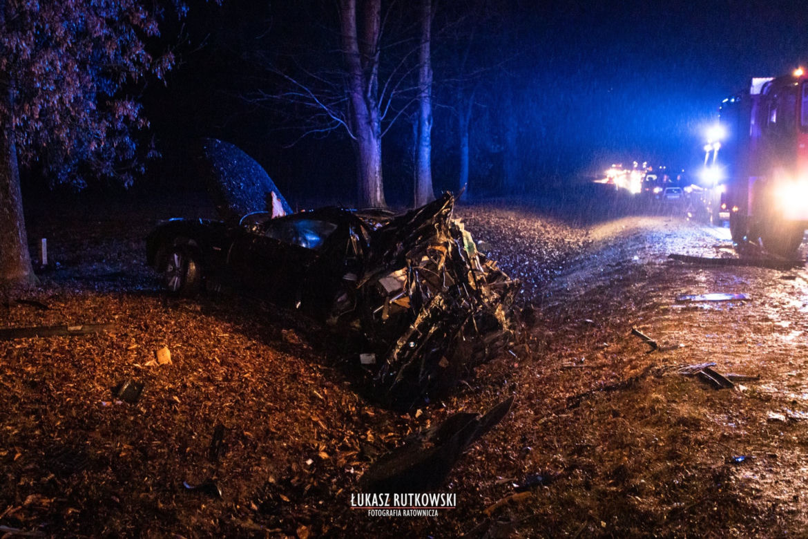 Wypadek śmiertelny na DK 65