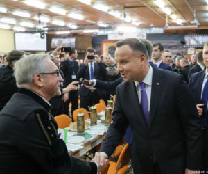 Bełchatów: Prezydent Andrzej Duda z wizytą u górników