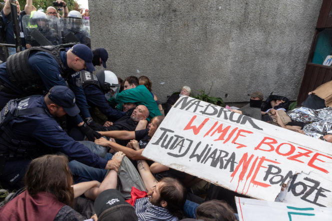 Blokada eksmisji na Osiedlu Maltańskim