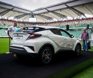 Toyota C-HR, prezentacja Stadion Legii