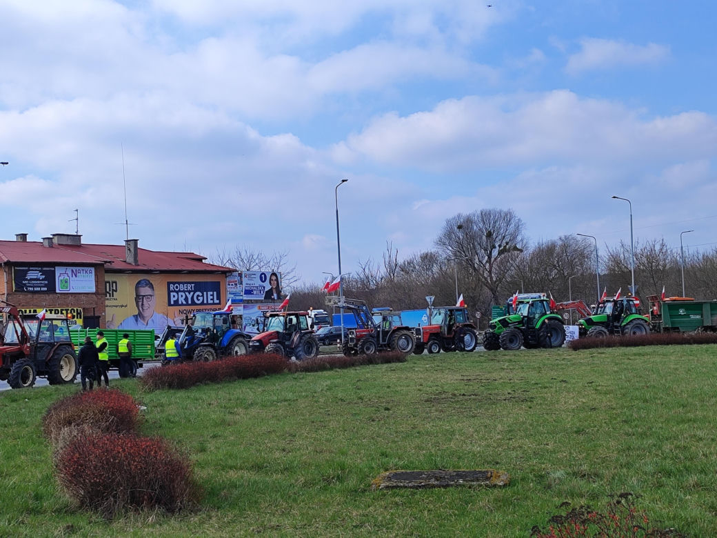 Protest rolników w Radomiu 20 marca