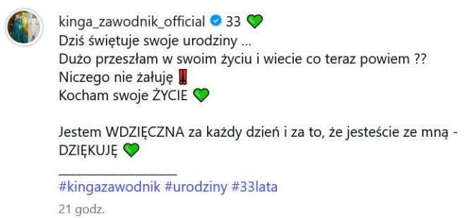 Kinga Zawodnik w 33. urodziny przypomina, jak wyglądała kiedyś. Szokujące zdjęcia trafiły do sieci