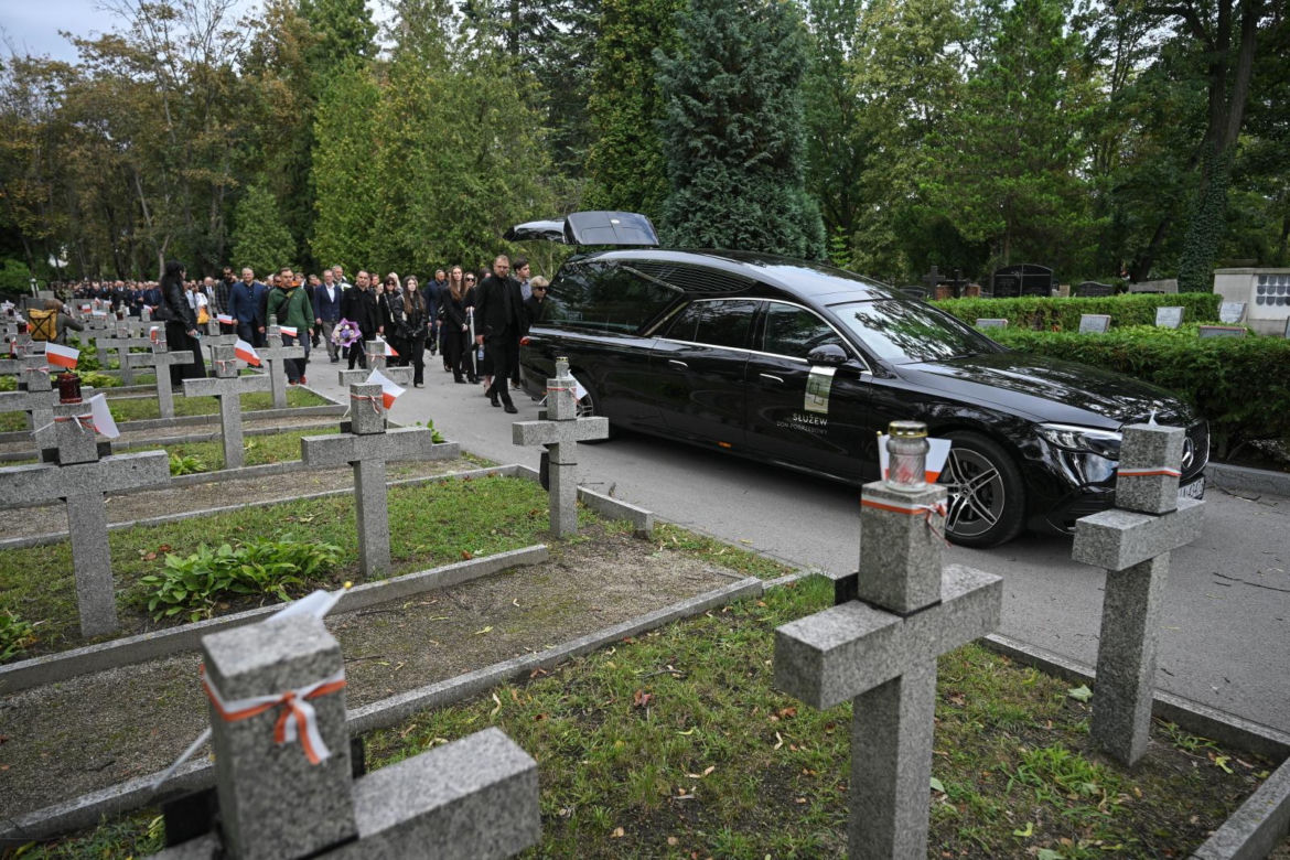 Alaksandr Milinkiewicz spoczął na warszawskich Powązkach