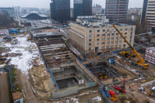 Łódzki Dom Kultury - wciąż jest częścią placu budowy