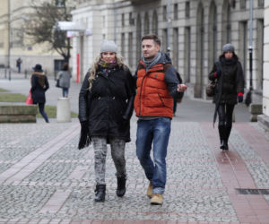 Przyjaciółki 5 sezon odc. 59. Patrycja (Joanna Liszowska), Michał (Marcin Rogacewicz)