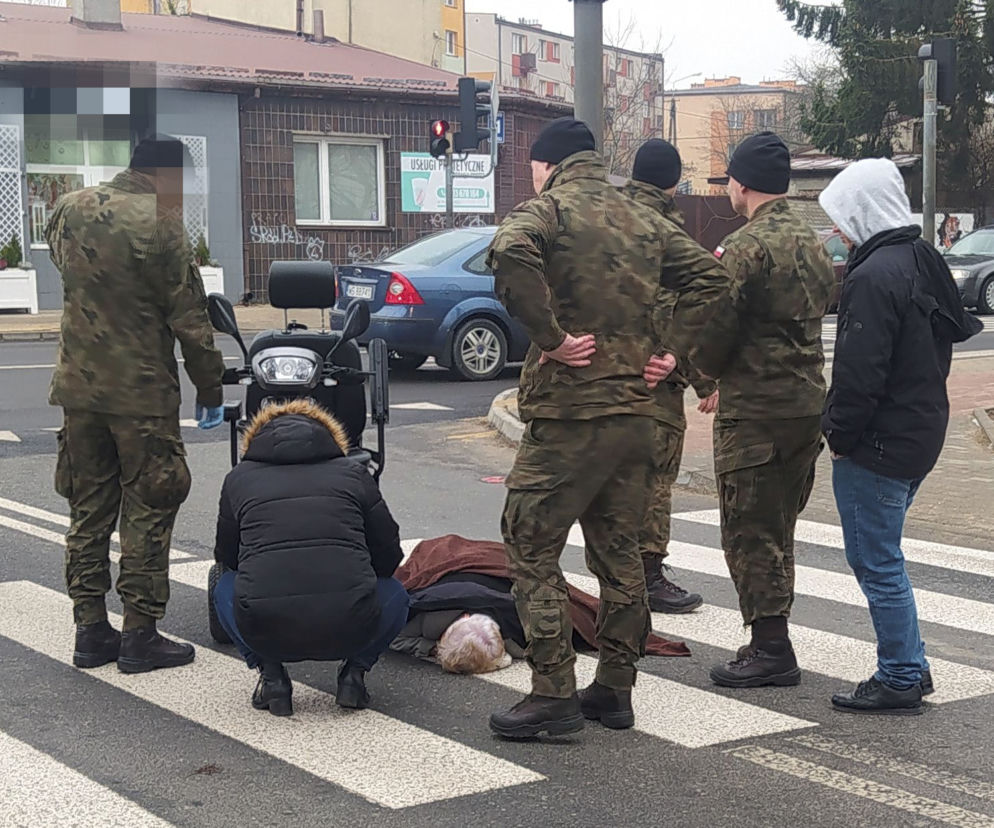  Siedleccy żołnierze uratowali panią Marię