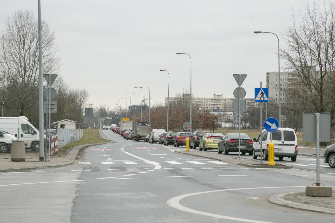 Utrudnienia na Bródnie po zamknięciu Kondratowicza 
