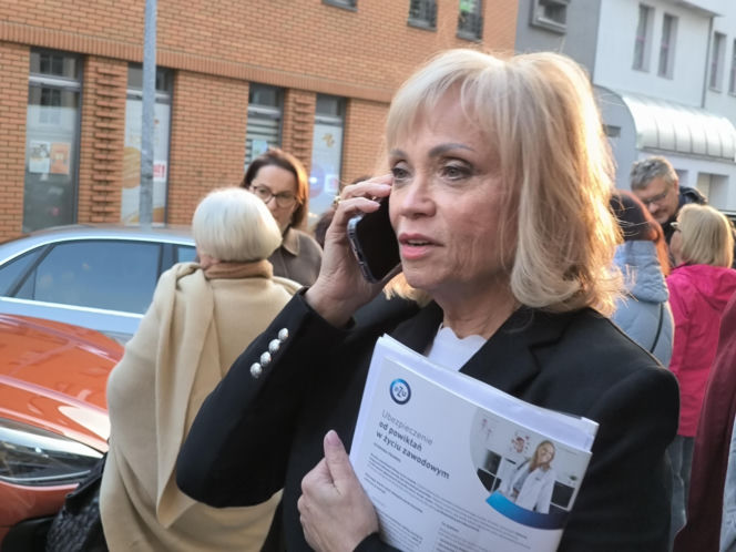 Pikieta Lekarzy w Lesznie