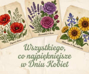Vintage nasiona na Dzień Kobiet