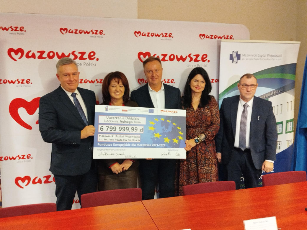 Szpital Leczenia Jednego Dnia w Siedlcach - umowa podpisana