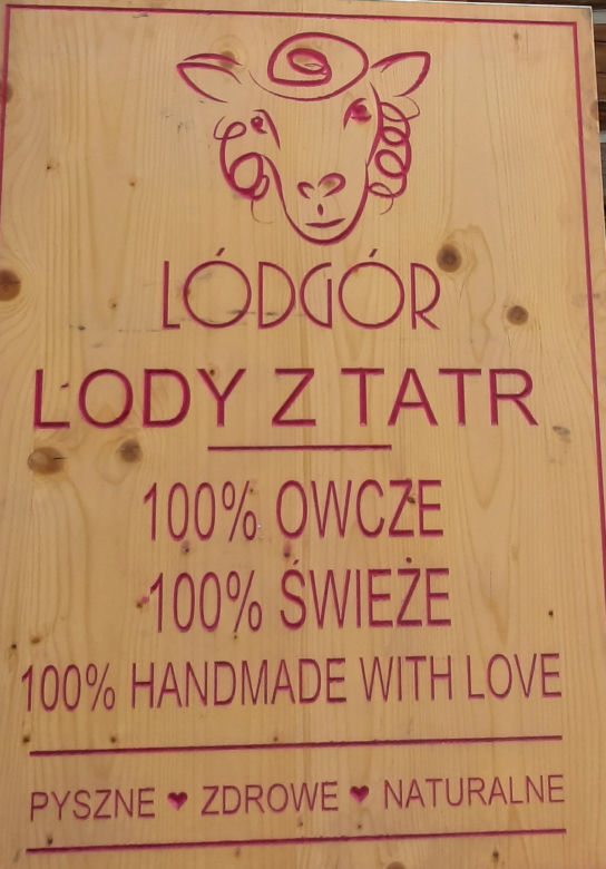 Lody z owczego mleka w Nowym Targu