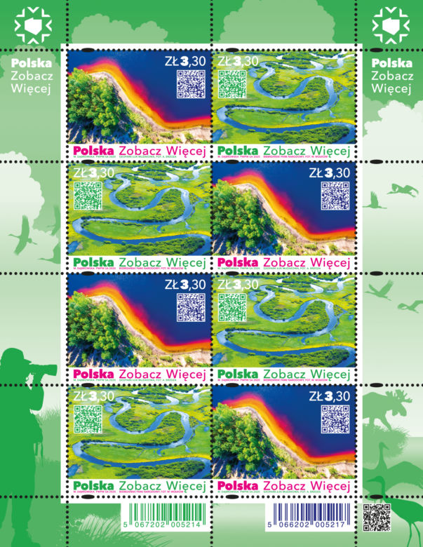 Biebrzański Park Narodowy został bohaterem znaczków pocztowych