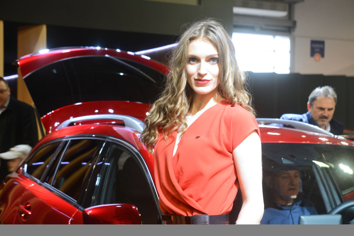 Hostessy na targach Poznań Motor Show 2018