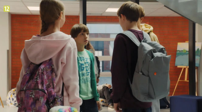 M jak miłość. Hania (Wiktoria Basik), Franek (Jarosław Śmigielski)