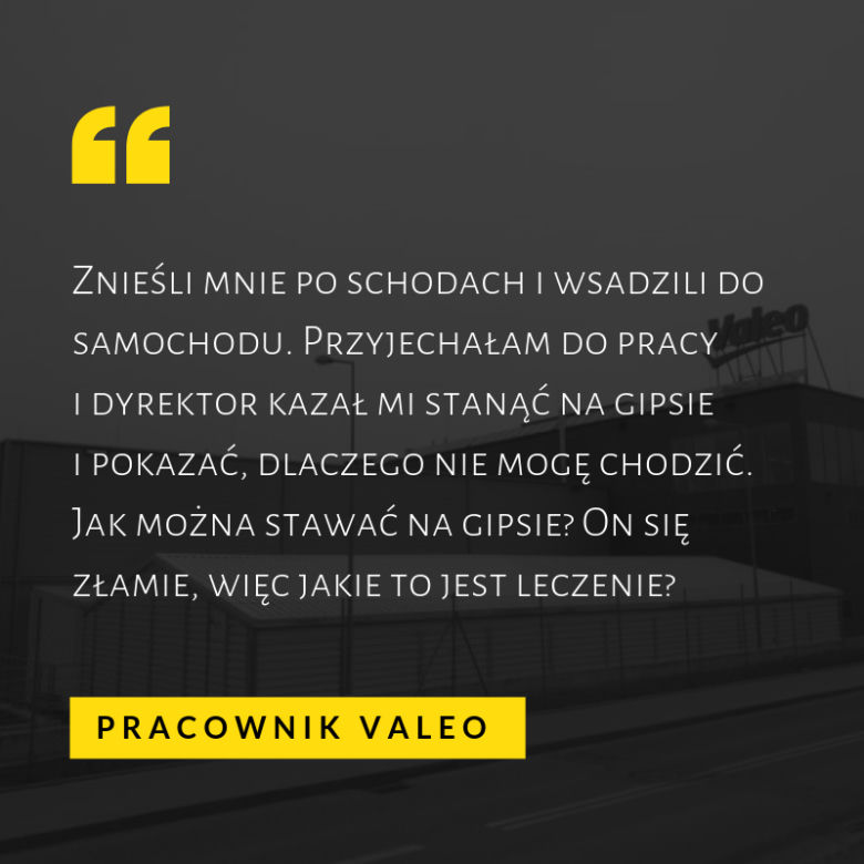 Zastraszanie i terror. Tak traktuje się pracowników w Valeo