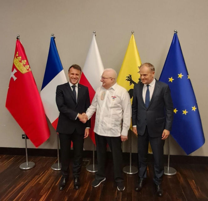 Macron i Wałęsa w Gdańsku. Te zdjęcia mówią więcej niż tysiąc słów