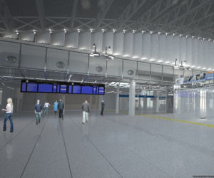 Dworzec Warszawa Wschodnia po modernizacji w 2012 roku