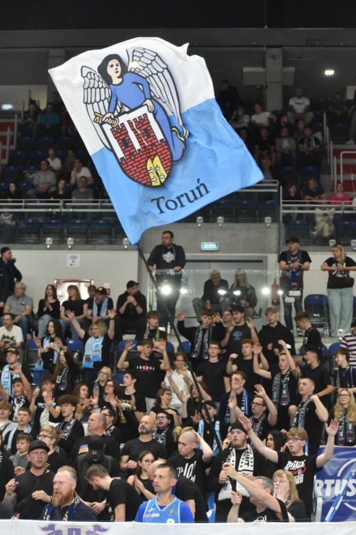 Arriva Polski Cukier Toruń - Anwil Włocławek, zdjęcia kibiców i zawodników z 4. meczu fazy play-off Orlen Basket Ligi