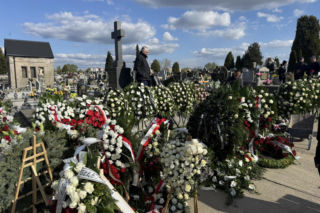 Wieniec Dody na pogrzebie Łukasza Litewki