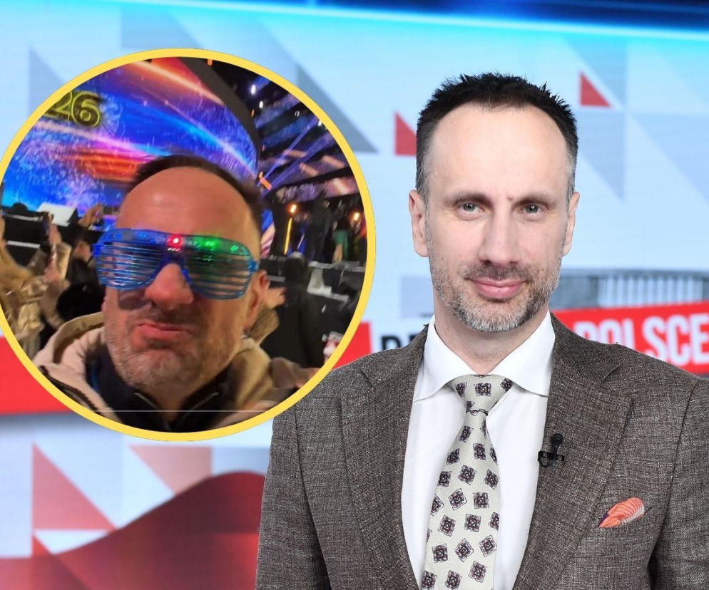Poseł PiS na sylwestrze TV Republika. Janusz Kowalski balował w czaderskich okularach! Paulina Jaworska
