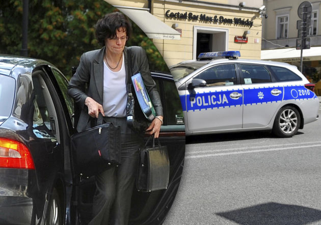 Zatrzymał auto wiceminister i chodził po masce. Gruzin w rękach policji