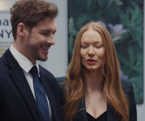 M jak miłość. Marcin (Mikołaj Roznerski), Elżbieta Domańska (Katarzyna Dąbrowska)