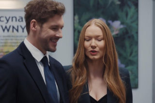 M jak miłość. Marcin (Mikołaj Roznerski), Elżbieta Domańska (Katarzyna Dąbrowska)