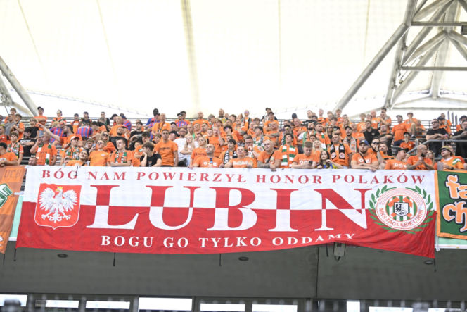 Legia Warszawa - Zagłębie Lubin: Zdjęcia kibiców