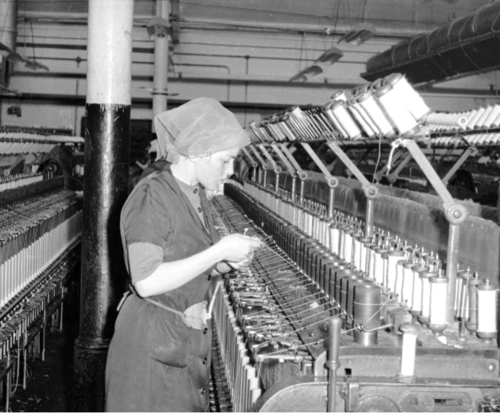 Przędzalnia czesankowa Wel-Tex we Wrocławiu (1966 r.)