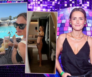 Olga Frycz chwali się figurą w bikini ze sznurka! Cztery miesiące temu urodziła trzecie dziecko!