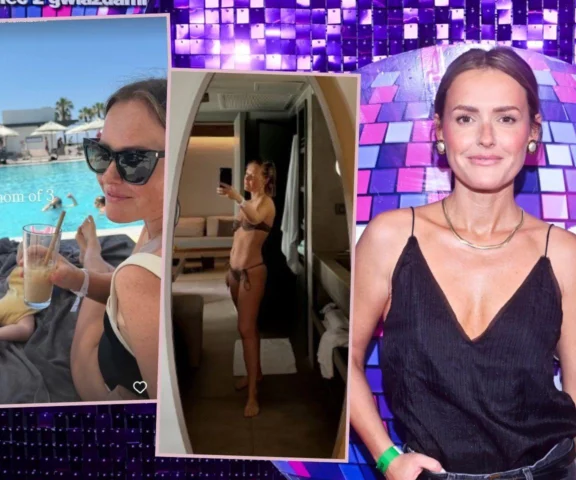 Olga Frycz w  bikini ze sznurka! Cztery miesiące temu urodziła trzecie dziecko!