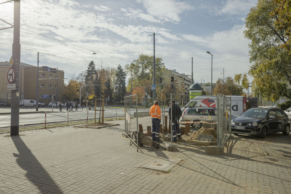 Kierowcy głupieją na Grenadierów przez remont wodociągowców