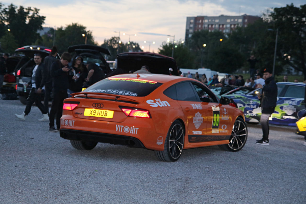 Gumball 3000 2017 w Polsce, Warszawa Stadion Narodowy