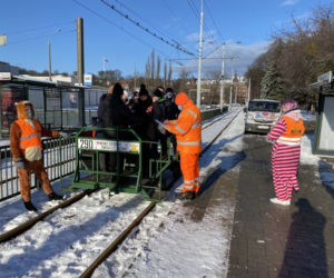 Finał WOŚP 2021 Gdańsku. Przejażdżka ręczną drezyną 31.01.2021