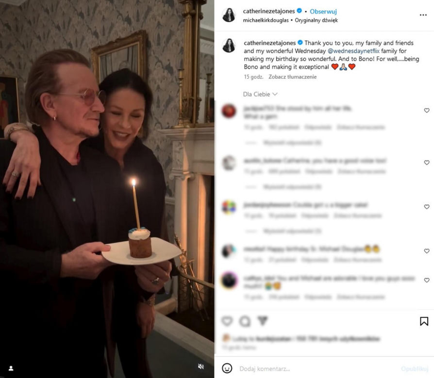 Catherine Zeta-Jones pokazała nagie zdjęcie. Wszystko z okazji urodzin męża!