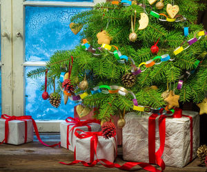 Świąteczna choinka w stylu rustykalnym