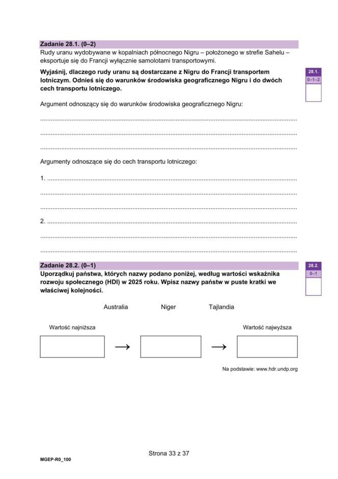 Matura 2026 z rozszerzonej geografii: arkusze CKE [Formuła 2023] 15.05.2026