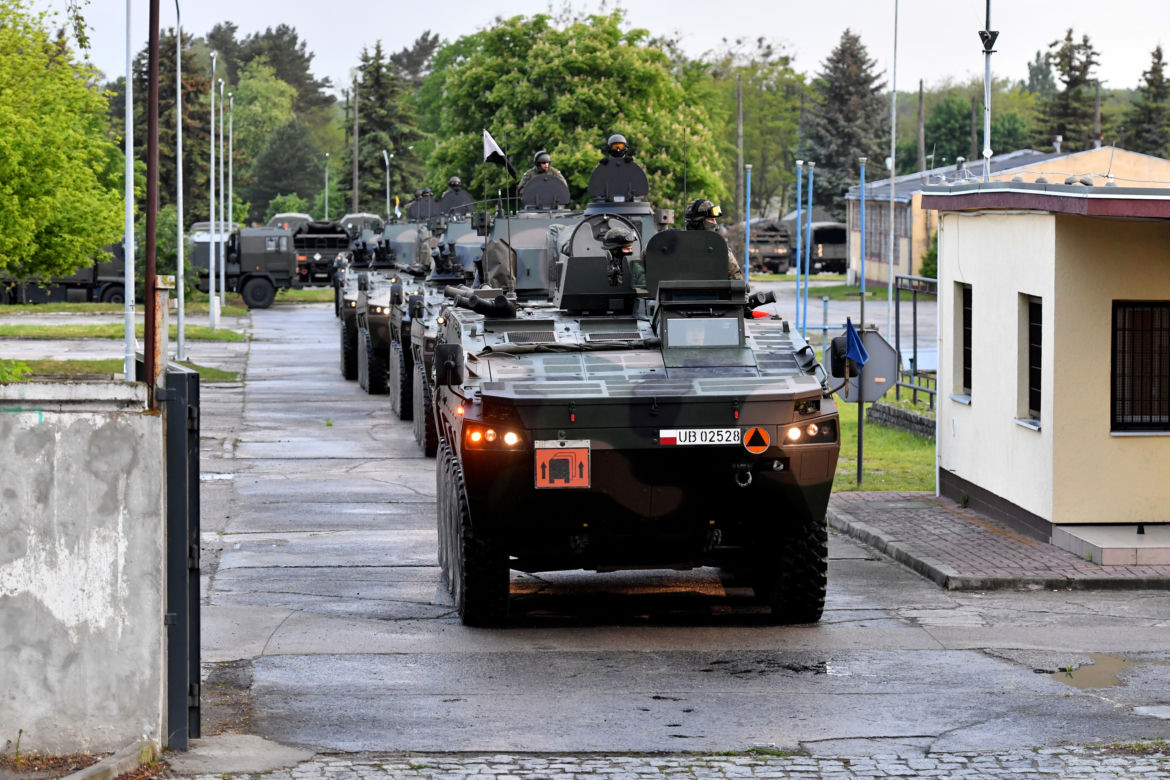 SZCZECIN WYJAZD NA POLIGON 12 BRYGADY ZMECHANIZOWANEJ