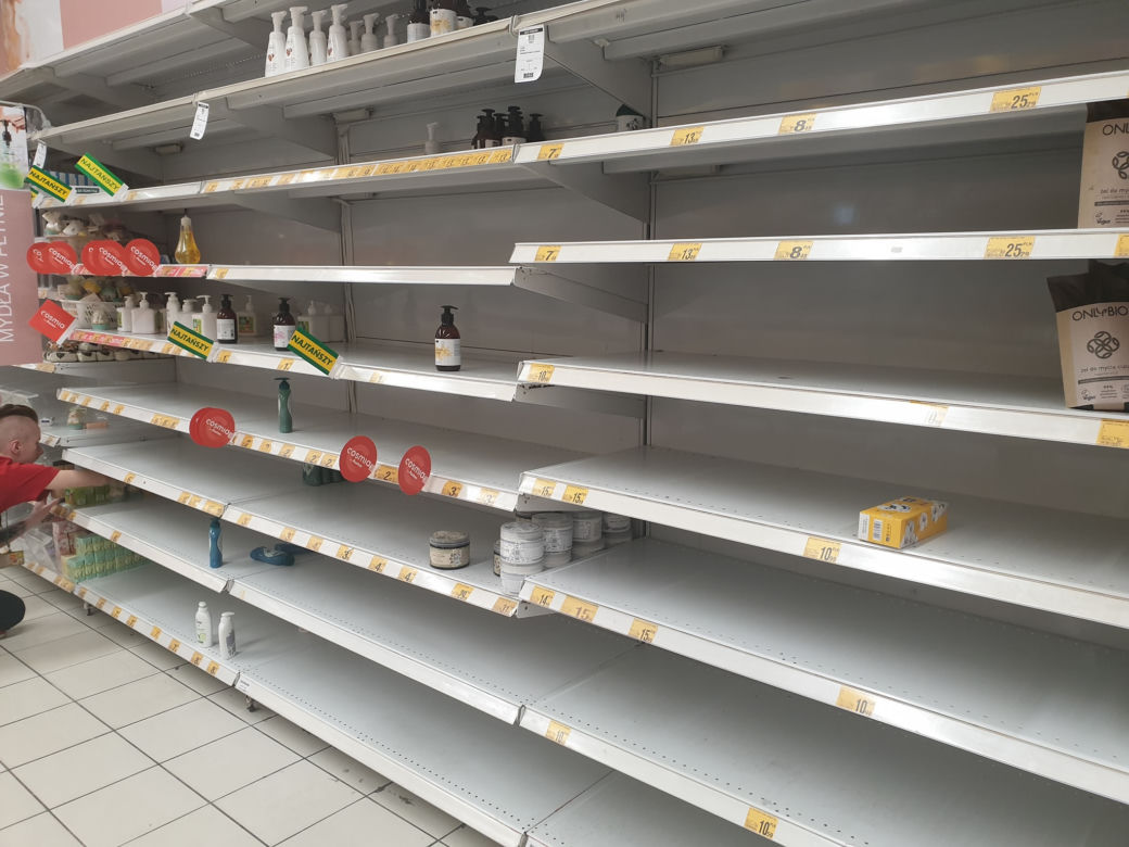 Koronawirus. Szał zakupów w Płocku! W sklepach zabraknie chyba niedługo półek [GALERIA]