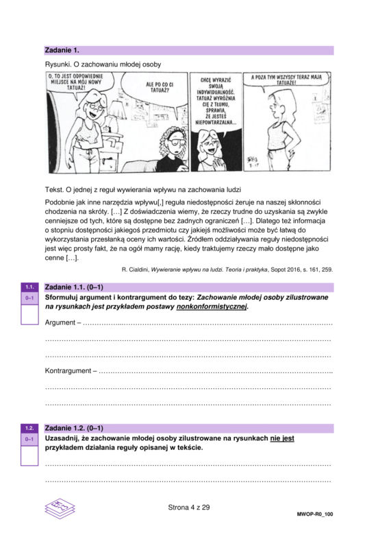 Matura 2023 WOS rozszerzony - arkusze CKE formuła 2023