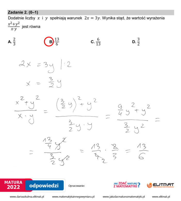  Matura 2022 matematyka. Odpowiedzi, pytania, arkusz CKE, zadania, rozwiązania [poziom podstawowy matematyka matura 5.05.2022]