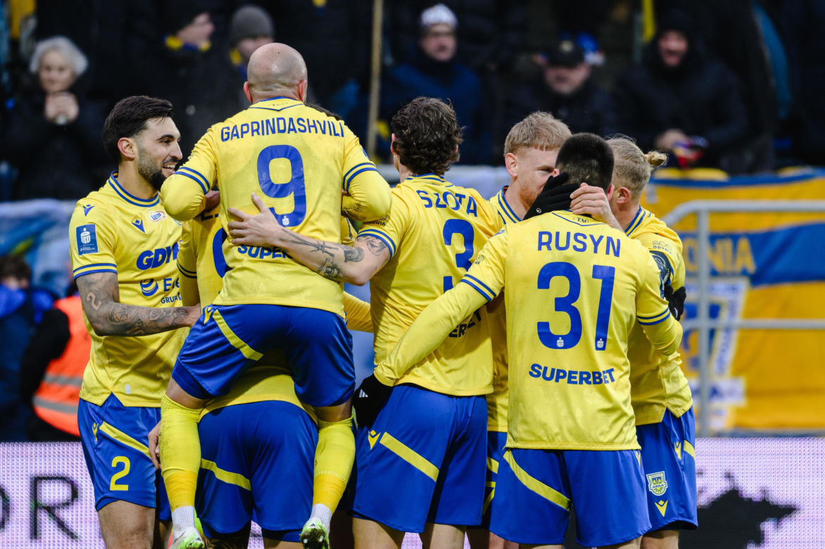 Arka Gdynia - Legia Warszawa: Zdjęcia z boiska