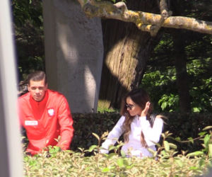 Marina i Wojciech Szczęsny na ROMANTYCZNYM spacerze w La Baule. Zobacz, co robili!