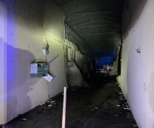 Pożar budynku socjalnego w Pszczynie