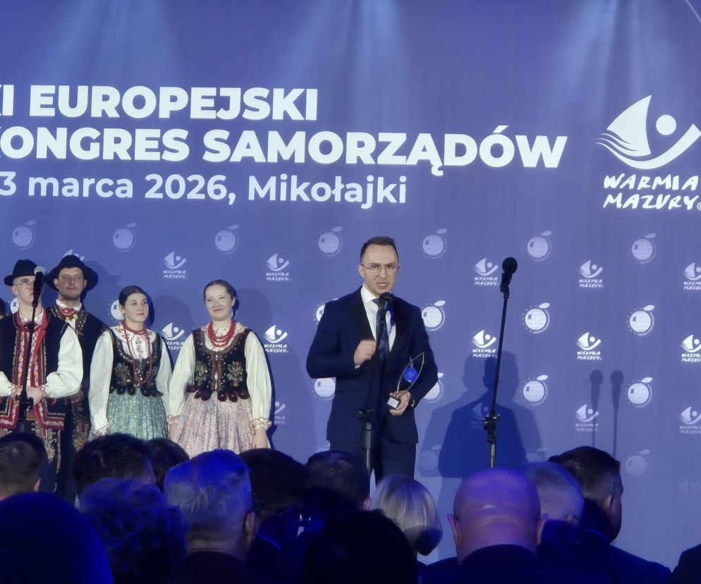 Burmistrz Ostrzeszowa Samorządowcem Roku. Prestiżowe wyróżnienie na Europejskim Kongresie Samorządowym